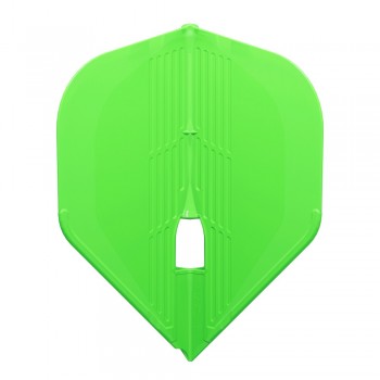 L1kPro Kami Shape Neon Green Flight with Champagne Ring hole